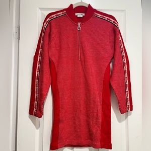 Lacoste Vintage Sweater Knit Dress